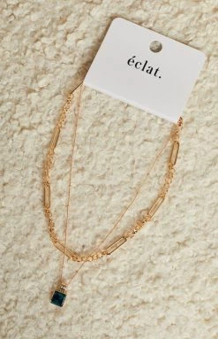 Eclat Green With Envy Necklace Accessories