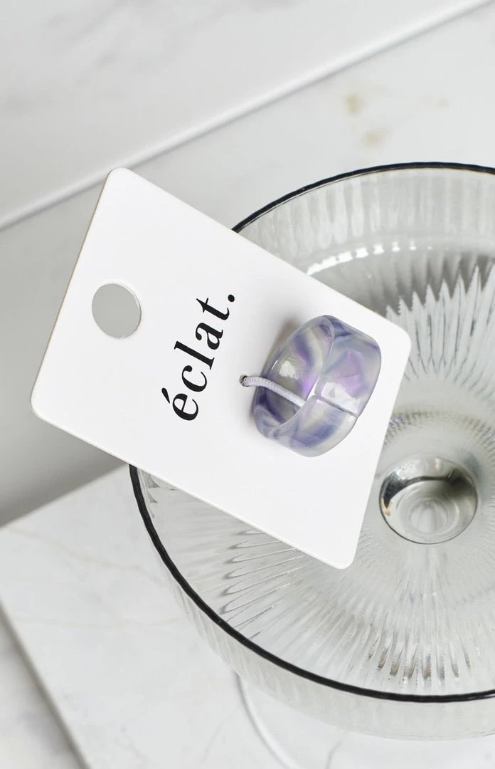 Eclat Illusions Ring Purple 6 Eclat Illusions Ring Purple