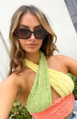 Eclat Old School Love Sunglasses Brown