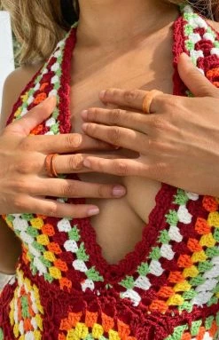 Accessories Eclat Peachy Ring Set