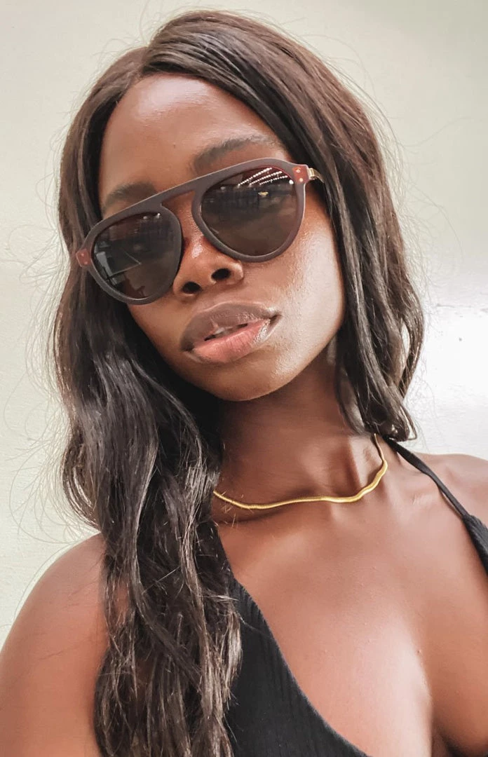 Eclat Zephyr 70's Sunglasses Brown Accessories 2 Eclat Zephyr 70's Sunglasses Brown Accessories