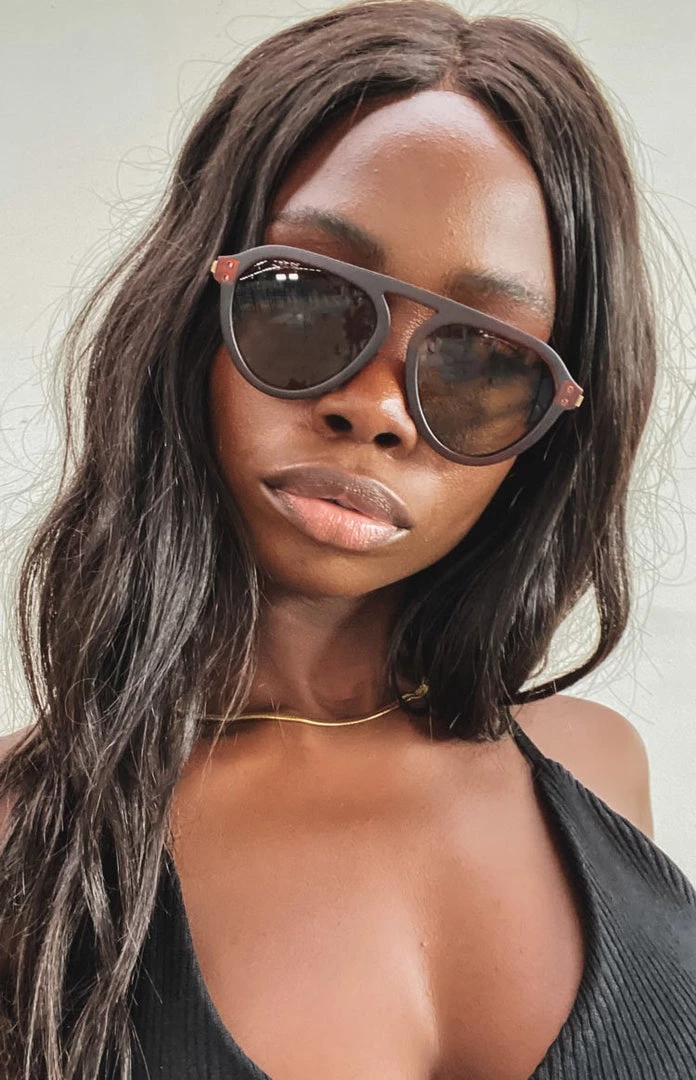 Eclat Zephyr 70's Sunglasses Brown Accessories 3 Eclat Zephyr 70's Sunglasses Brown Accessories