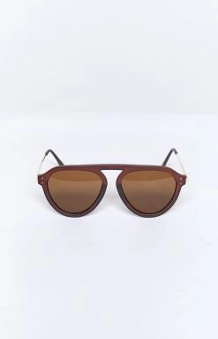 Eclat Zephyr 70's Sunglasses Brown Accessories 9 Eclat Zephyr 70's Sunglasses Brown Accessories