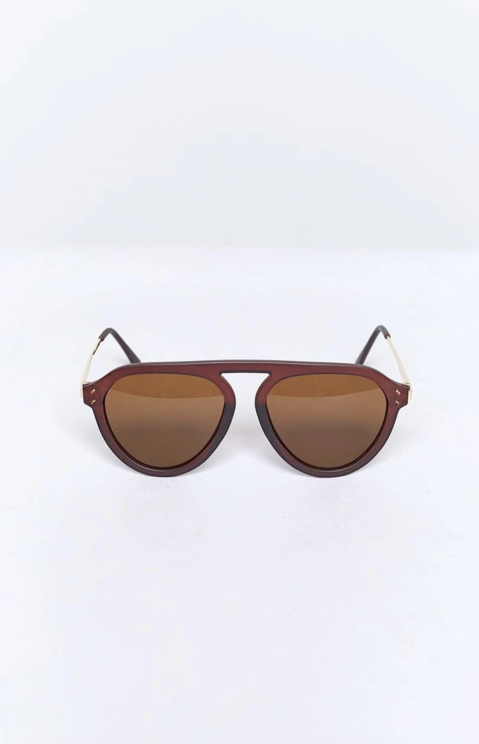 Eclat Zephyr 70's Sunglasses Brown Accessories 5 Eclat Zephyr 70's Sunglasses Brown Accessories
