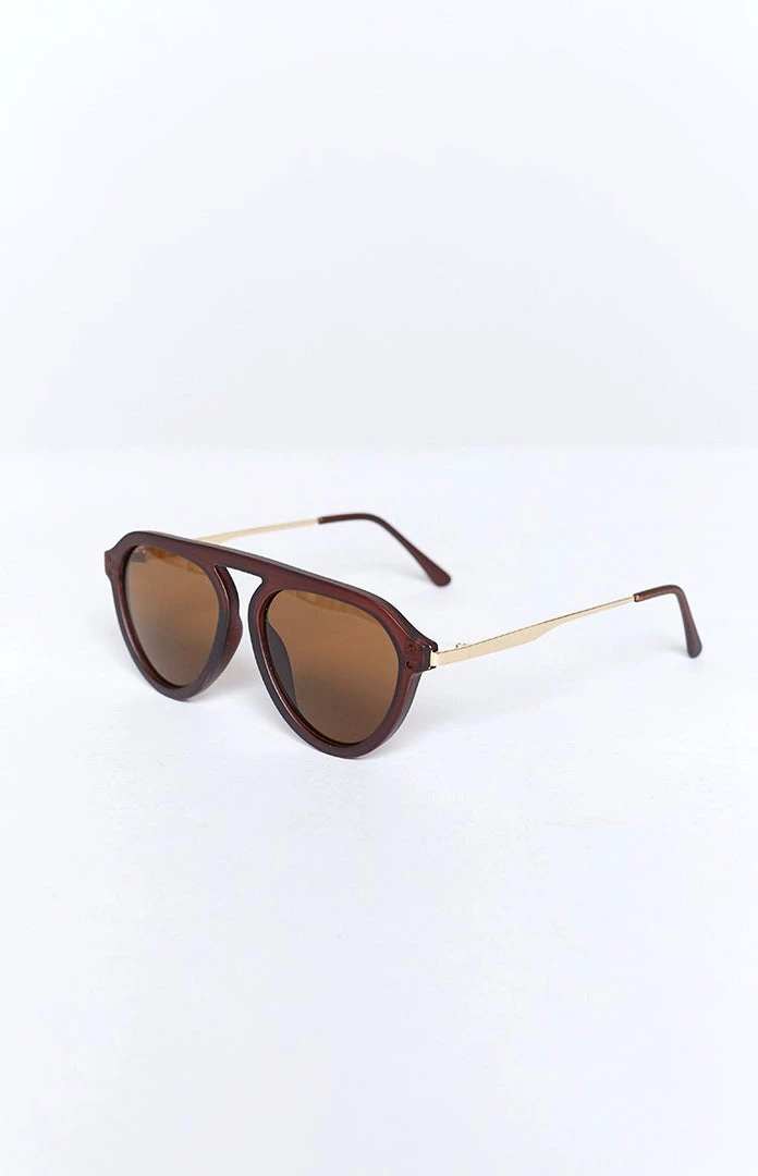 Eclat Zephyr 70's Sunglasses Brown Accessories 4 Eclat Zephyr 70's Sunglasses Brown Accessories