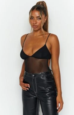 BB Exclusive Tops Eddie Black Mesh Bodysuit 13 BB Exclusive Tops Eddie Black Mesh Bodysuit