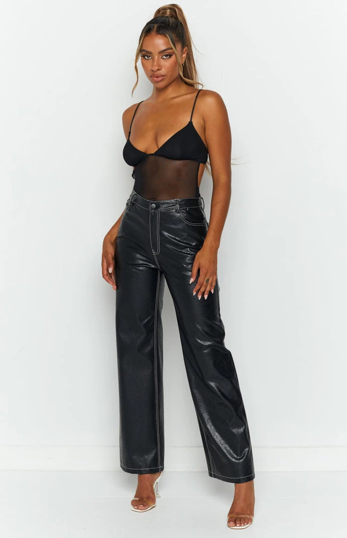 BB Exclusive Tops Eddie Black Mesh Bodysuit 3 BB Exclusive Tops Eddie Black Mesh Bodysuit