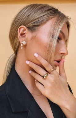 The Edit Eden CZ Stud 18k Gold BB Exclusives