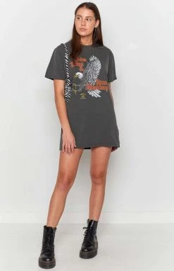 Thrills Eighty Seven Merch Tee Dress Merch Black