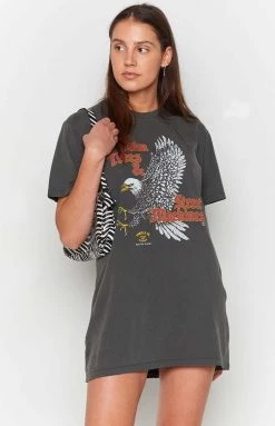 Thrills Eighty Seven Merch Tee Dress Merch Black