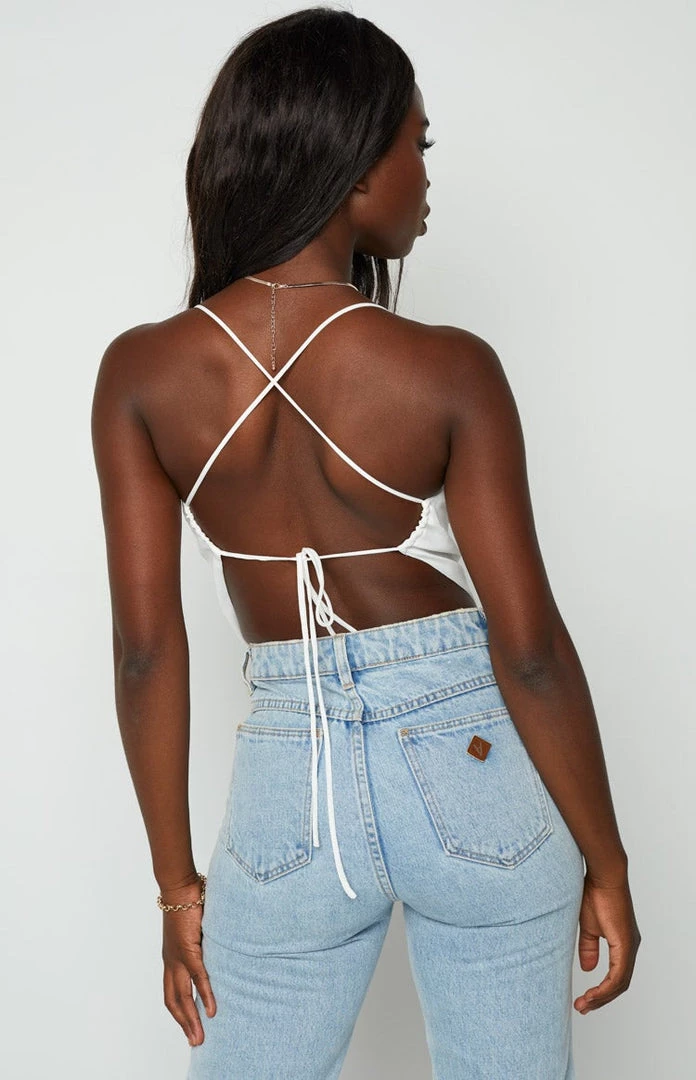 BB Exclusive Tops Eilish White Scarf Top 5 BB Exclusive Tops Eilish White Scarf Top