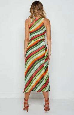 BB Exclusive Ellie Multi Stripe Maxi Dress