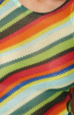 BB Exclusive Ellie Multi Stripe Maxi Dress