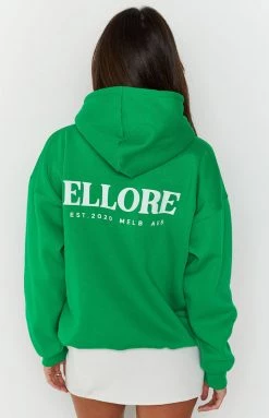 New Ellore Irish Green Oversized Hoodie