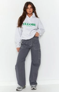 New Ellore Storm Green Oversized Hoodie