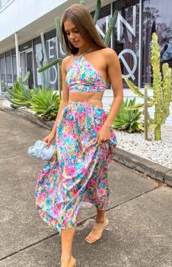 BB Exclusive Bottoms Elm Floral Maxi Skirt