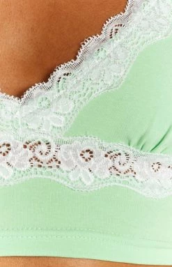 BB Exclusive Elora Green Crop Top