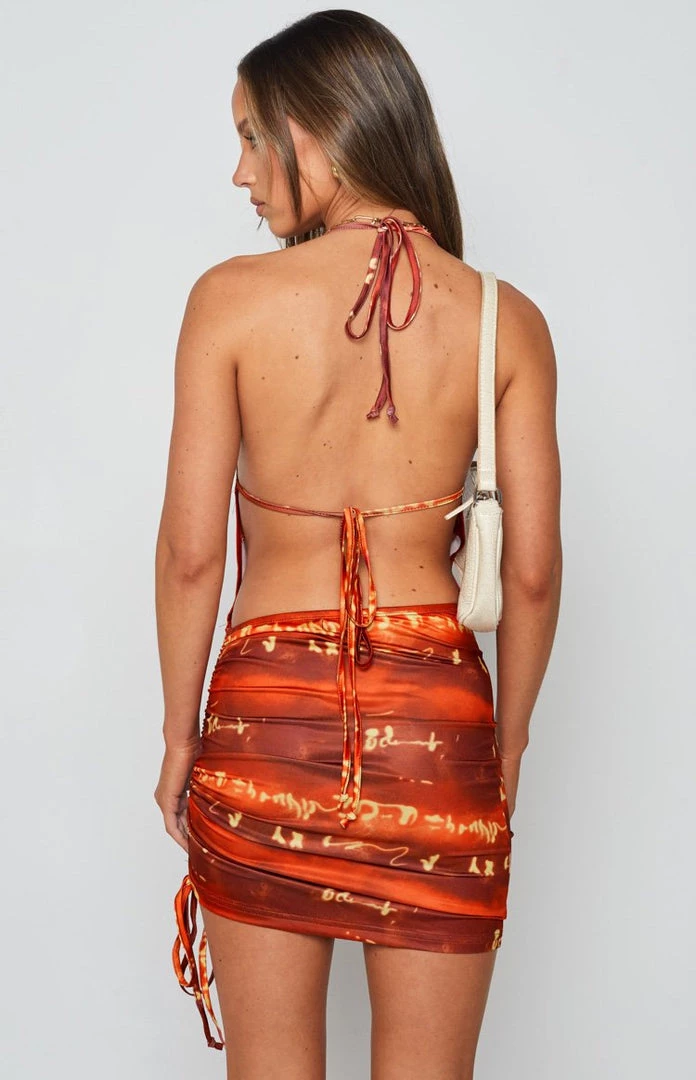 Beginning Boutique Dresses Elysha Halter Mini Dress Red 8 Beginning Boutique Dresses Elysha Halter Mini Dress Red