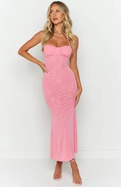 BB Exclusive Elysium Pink Maxi Dress Dresses