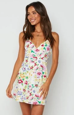 BB Exclusive Emma Lee White Floral Mini Dress 9 BB Exclusive Emma Lee White Floral Mini Dress