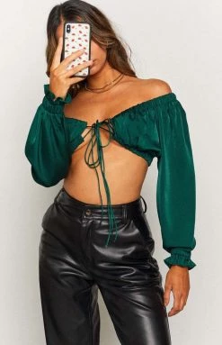 BB Exclusive Tops Erin Top Emerald