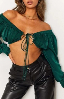 BB Exclusive Tops Erin Top Emerald