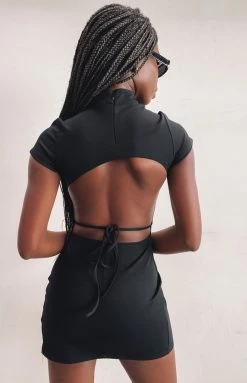 BB Exclusive Erotica Mini Dress Black