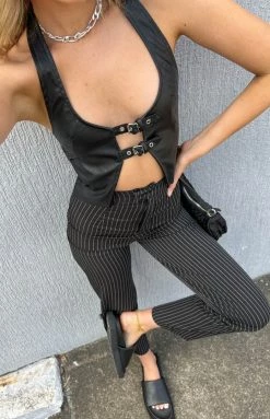 BB Exclusive Tops Estela Black Top