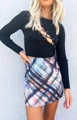 BB Exclusive Evanna Check Mini Skirt Bottoms 19 BB Exclusive Evanna Check Mini Skirt Bottoms