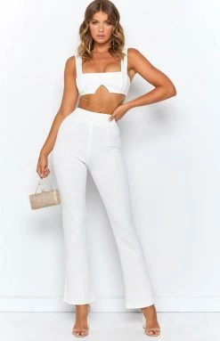The Edit Eve Crop White