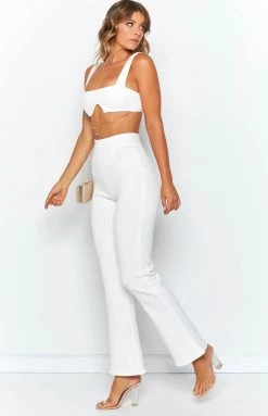 The Edit Eve Crop White
