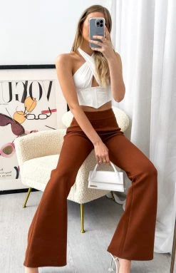 BB Exclusive Bottoms Eve Pants Brown