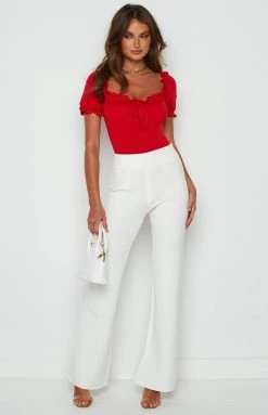 The Edit Bottoms Eve Pants White 9 The Edit Bottoms Eve Pants White