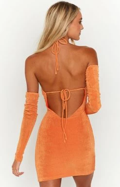BB Exclusive New Everlee Orange Mini Dress