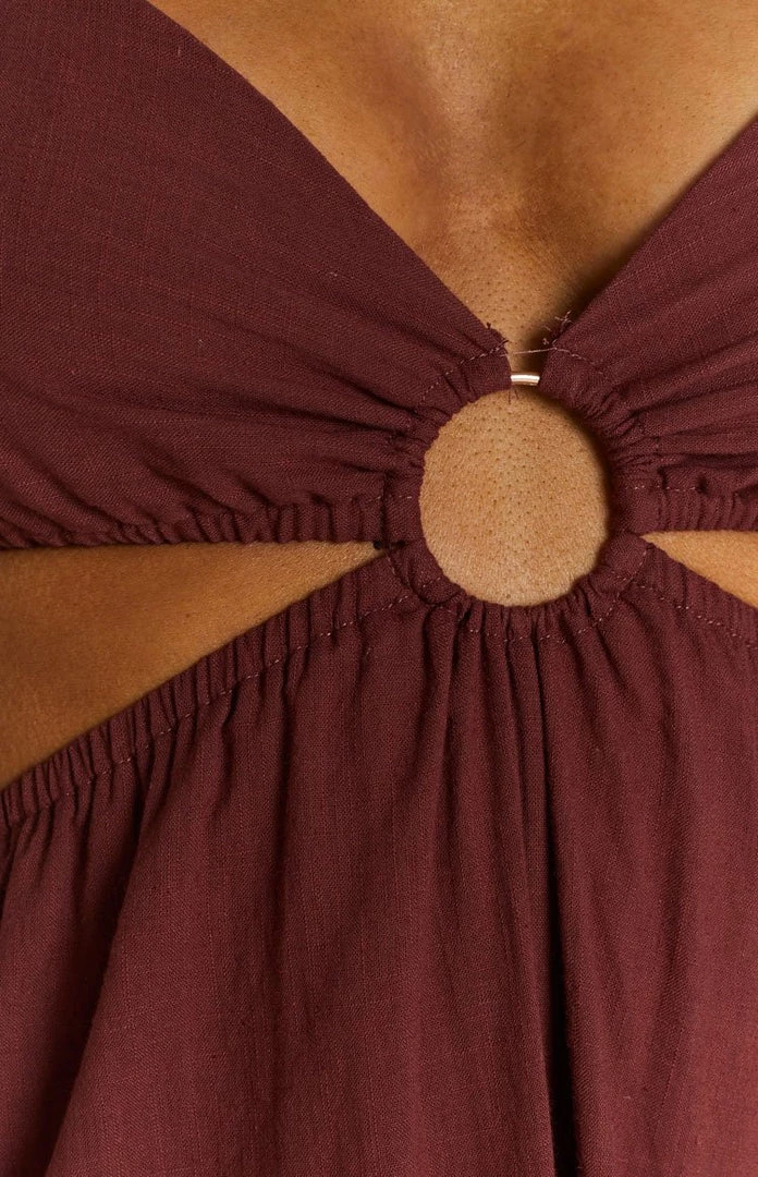 Beginning Boutique Everton Cut Out Midi Dress Chocolate Dresses 7 Beginning Boutique Everton Cut Out Midi Dress Chocolate Dresses