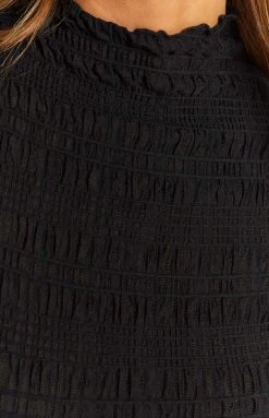 Beginning Boutique Evie Black High Neck Bodysuit Tops 14 Beginning Boutique Evie Black High Neck Bodysuit Tops