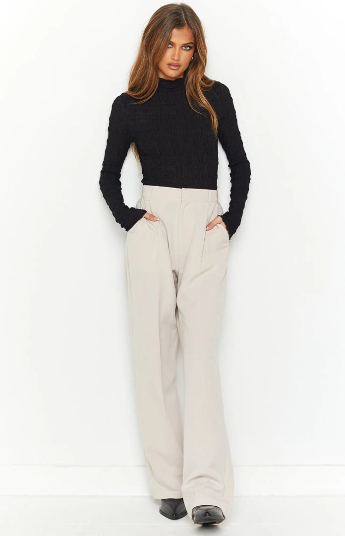 Beginning Boutique Evie Black High Neck Bodysuit Tops 6 Beginning Boutique Evie Black High Neck Bodysuit Tops