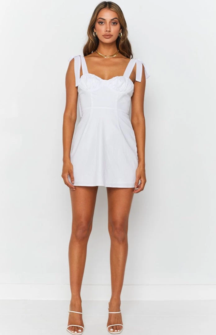 BB Exclusive First Kiss Mini Dress White Dresses 3 BB Exclusive First Kiss Mini Dress White Dresses