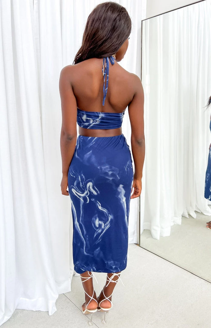 BB Exclusive Fable Navy Mesh Midi Skirt Bottoms 7 BB Exclusive Fable Navy Mesh Midi Skirt Bottoms