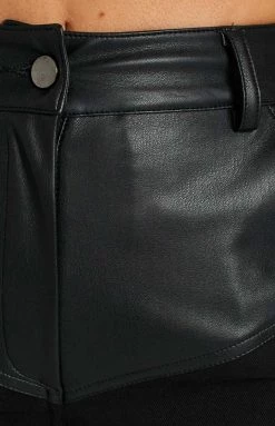 BB Exclusive Bottoms Faith Black Contrast Pants