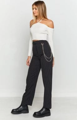 BB Exclusive Fallon Pants Pinstripe