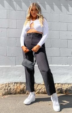 BB Exclusive Fallon Pants Pinstripe