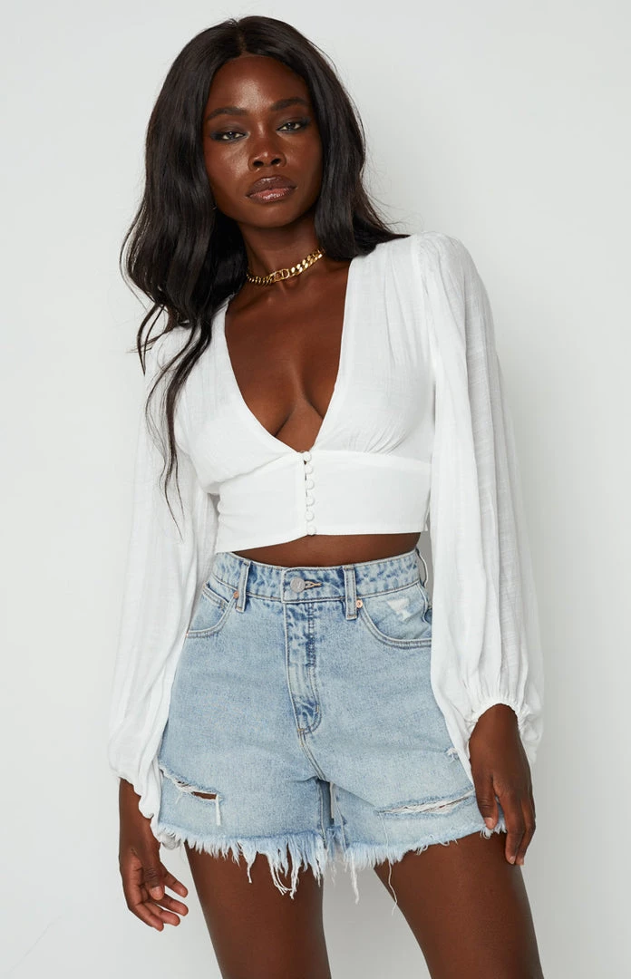 Beginning Boutique Fantasy Island White Crop Top 3 Beginning Boutique Fantasy Island White Crop Top