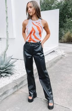 Beginning Boutique Fast Love Knitted Crop Blue