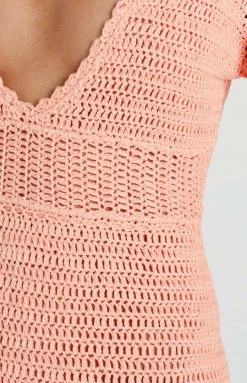 BB Exclusive Faye Peach Mini Dress