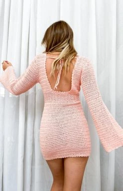 BB Exclusive Faye Peach Mini Dress