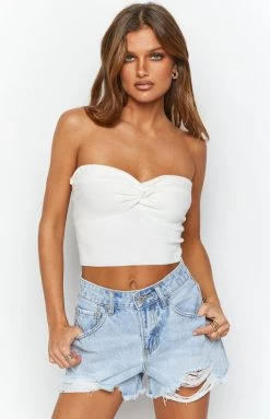 BB Exclusive Feathering Blue Denim Shorts