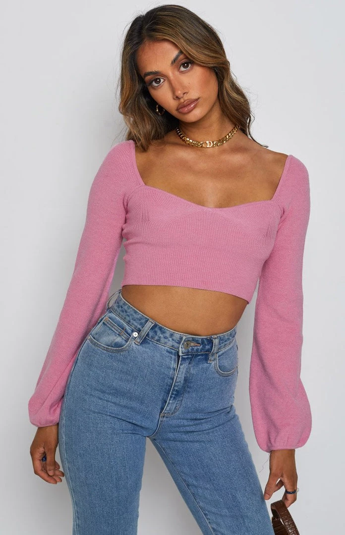 BB Exclusive Fever Knit Sweater Pink 5 BB Exclusive Fever Knit Sweater Pink