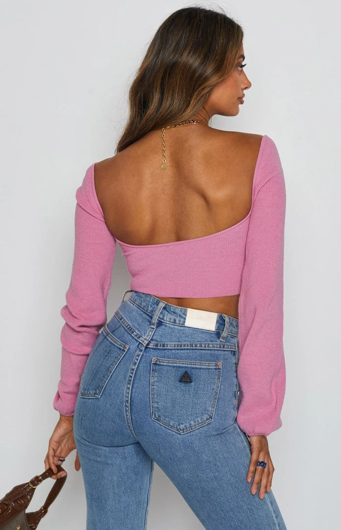 BB Exclusive Fever Knit Sweater Pink 7 BB Exclusive Fever Knit Sweater Pink