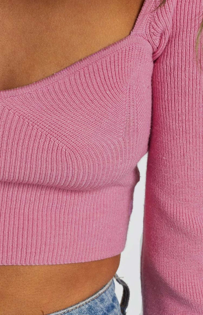 BB Exclusive Fever Knit Sweater Pink 8 BB Exclusive Fever Knit Sweater Pink